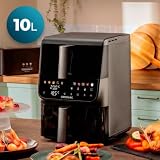 Cecotec Friggitrice ad Aria 10L Cecofry DuoLevel 10000 DuoSize Window. 2000W, Design Verticale, Cestelli 3,5-6,5L, Finestra per Vedere Senza Perdere Calore, Sync, 10 Menù, Risparmia Tanto Spazio Utile - 4