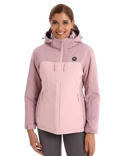 Image of Venustas 12V Women's Heated Softshell Jacket with Battery & Detachable Hood