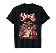 Supernatural Horror Throne design. Official Ghost Merchandise Ghost T-Shirts for Men, Women, Boys, and Girls; Ghost Apparel; Ghost Hoodies; Ghost Shirts for Adults and Kids Lightweight, Classic fit, Double-needle sleeve and bottom hem