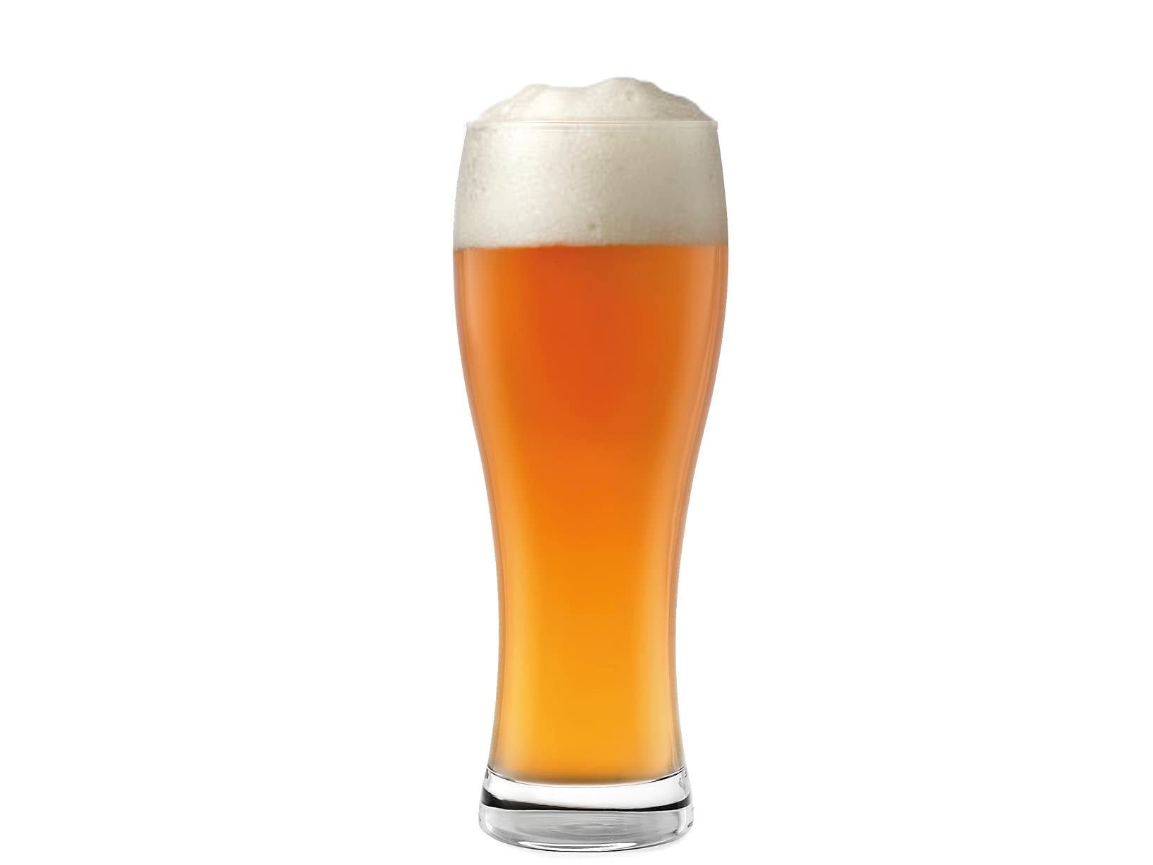 H&H – Set 6 Bicchieri Birra Weizen 500 ml in Vetro Trasparente, Eleganti e Capienti, Ideali per Birra o Bibite, Uso Domestico e Professionale, Lavabili in Lavastoviglie