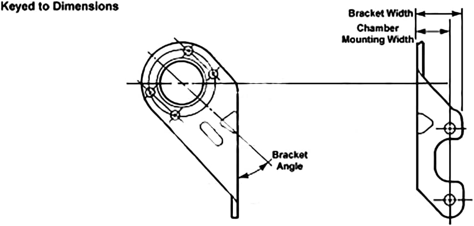 Meritor Genuine AIR DISC BRAKE - CHAMBER BRACKET ASSEMBLY
