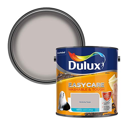 Dulux Easycare Washable & Tough Matt Emulsion Paint For Walls And Ceilings - Perfectly Taupe 2.5 Litres