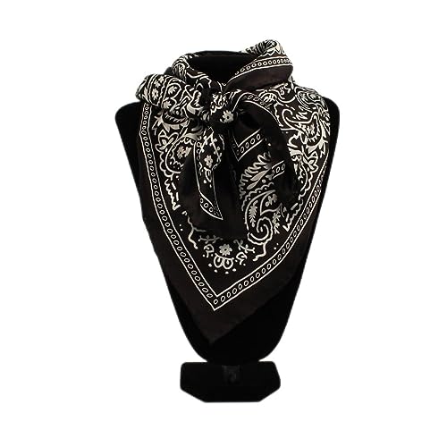 M&F Western Products Wild Rag, Black/White