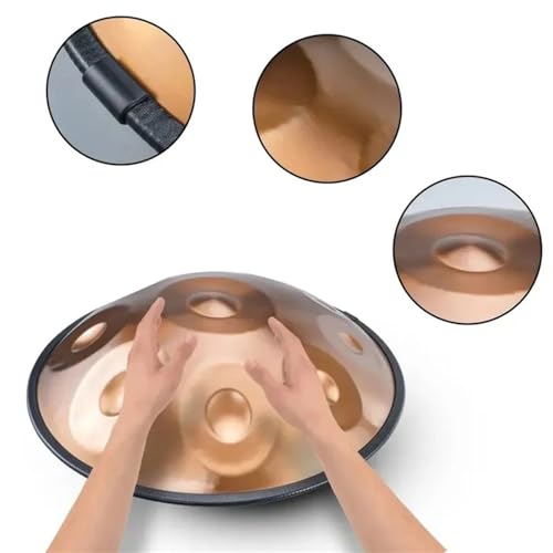 Handpan Tongue Drum de acero inoxidable 12 notas D mayor miniatura 6