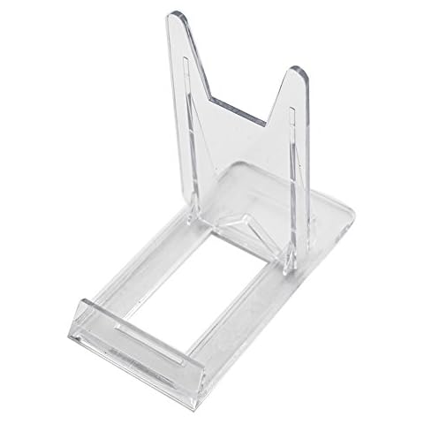 Artliving Two Part Adjustable Clear Acrylic Plastic Display Stand Easel (set of 6) Cover