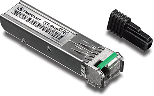 TRENDnet SFP to RJ45 Dual Wavelength Single-Mode LC Module, TEG-MGBS10D5, Must Pair with TEG-MGBS10D3 or a Compatible Module, Up to 10 km (6.2 Miles), Compatible with Standard SFP, Lifetime Protection