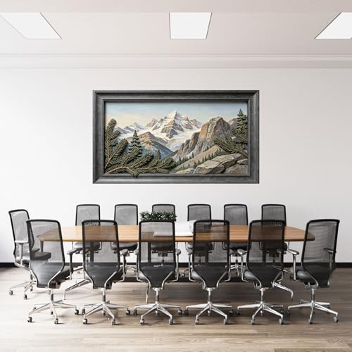 Arte de pared grande en 3D para tapar imperfecciones sin obras 5