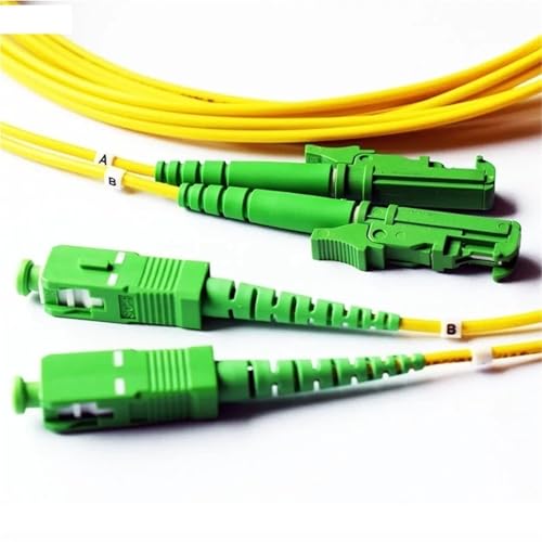 Cable de fibra óptica E2000 a SC dúplex de 7m para conectar rack de servidores 2