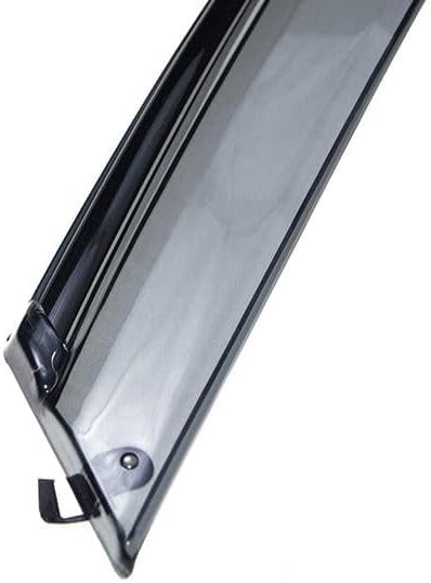 WellVisors Window Visors Wind Deflectors Compatible with Hyundai Tucson 2005-2009 with Black Trim Rain Guards 3-847HY005