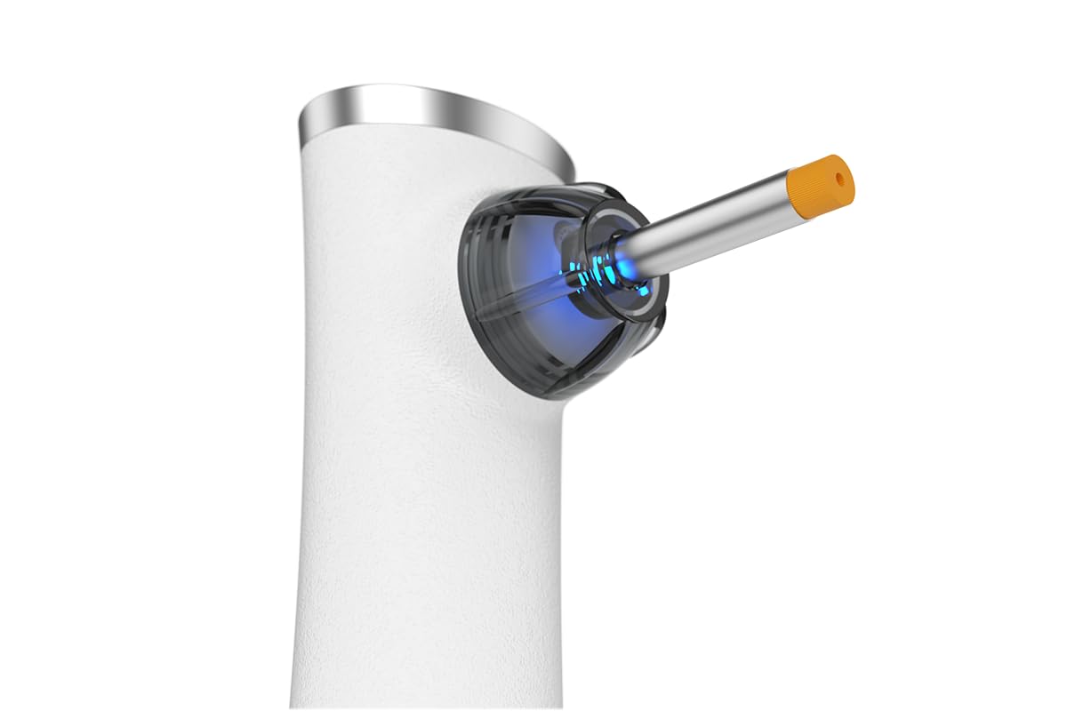 flow-med vac-clean UV 2.1 - Aspirador Recargable para Audífonos - Deshumidificador de Audífonos - 14 Accesorios - Luz UV con Efecto Antimicrobiano - USB-C - Batería Recargable - con Estuche