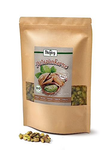 Biojoy BIO-Pistazien roh (1 kg), geschält und ungesalzen, Pistazienkerne ohne Zusatzstoffe