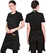 Produktbild 2 Stücke verstellbare Schürze Grillschürze Damen und Kochschürze mit Taschen,Küche Backen Latz Stern für Frauen, Restaurant, Hausarbeit (Xl), grau blau