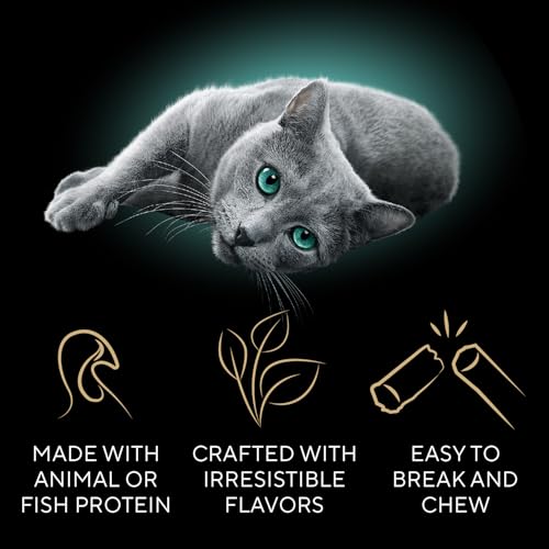 Sheba Meaty Tender Sticks Soft Cat Treats Chicken Flavor, 0.14 oz., 5 Sticks, Pack of 10 (50 Sticks Total)