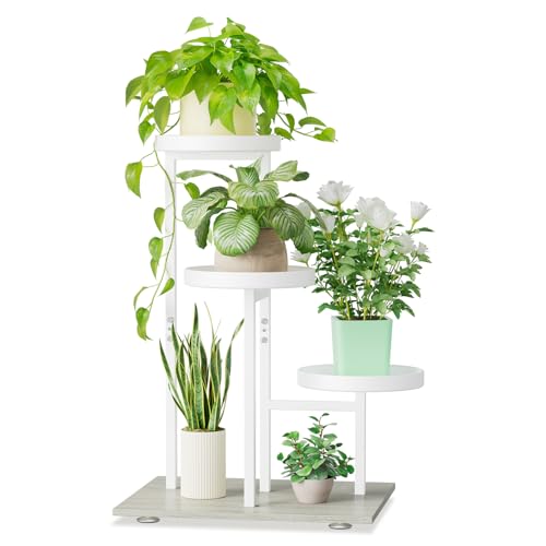 iDavosic.ly 3 Tier Plant Stand Indoor, Tiered Corner Flower Holder