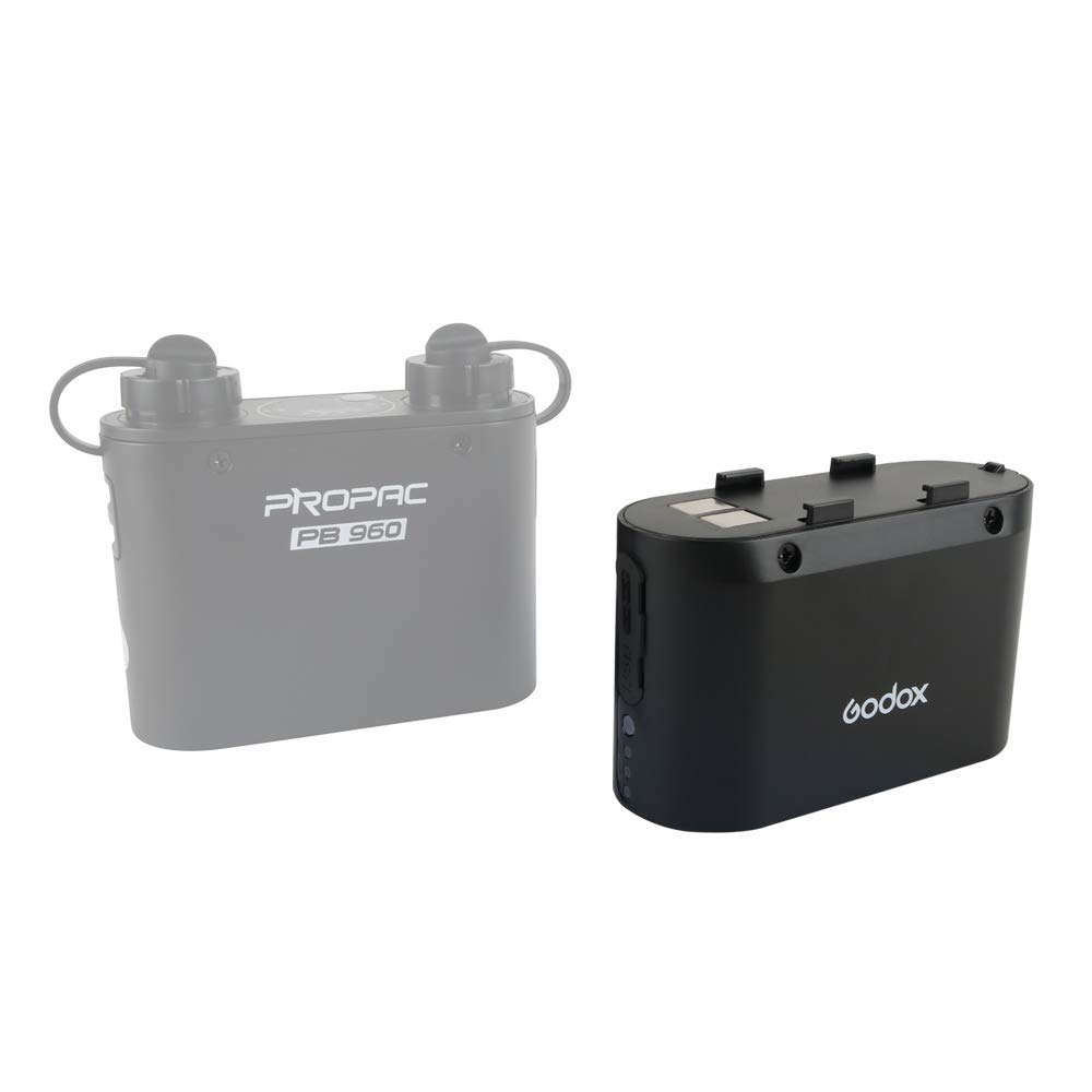 Fomito Godox PB960 - Batería para flash de cámara (5800 mAh), color negro