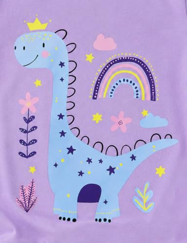 Image of Toddler Girls T-Shirt Short Sleeve Cartoon Graphic Tee 2-6T