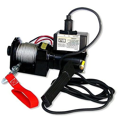 Winch Eléctrico 12V 2000lb para Camión y Trailer miniatura 2