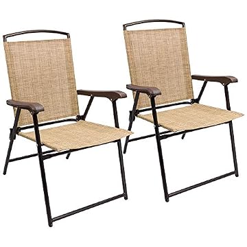 folding patio sling chair