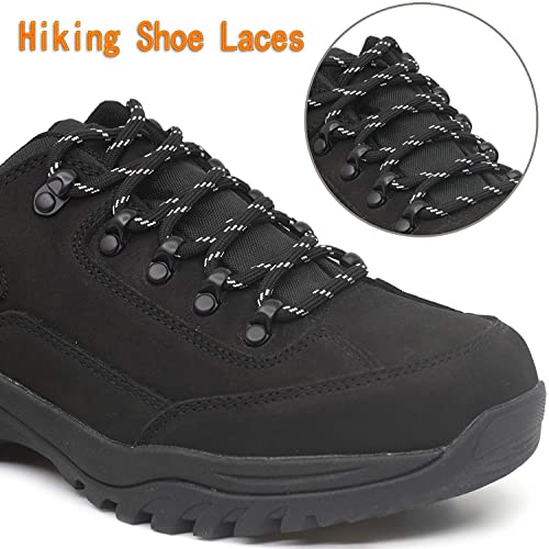 Image of Round Shoelace (2 Pair) Shoelaces for Hiking Shoes, Outdoor Walking Sneakers, Outdoor Hiking, Climbing, Basketball, Work Boot, Running, Sport Shoes