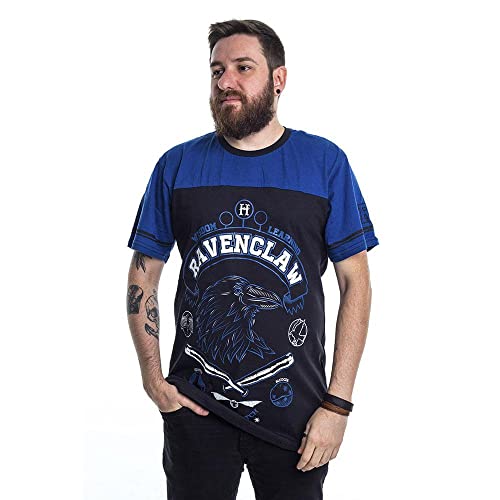 Camiseta Hp Quadribol Corvinal, Piticas, Adulto E Infantil Unissex, Preto, GG