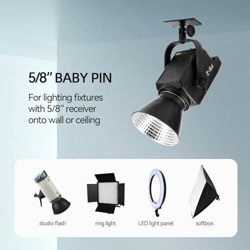 Image of PHOCUS 2 inch Baby Pin Wall Plate, Wall Ceiling Mount, with 5 /8 inch Stud Adapter