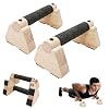 Parallettes Bars – Wooden Calisthenics Equipment for Handstand Training, Push Up Bars & Calisthenics Bar – Handstand Blocks and Pushup Handles for Men