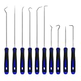 Gungtj Haken- und Pick-Werkzeug-Set, 10-teiliges Pick-Werkzeug-Set für Wartung, multifunktionales Haken-Set, für Mechaniker, Zuhause, Automobilwerkstatt, Outdoor, Industrie, Garage