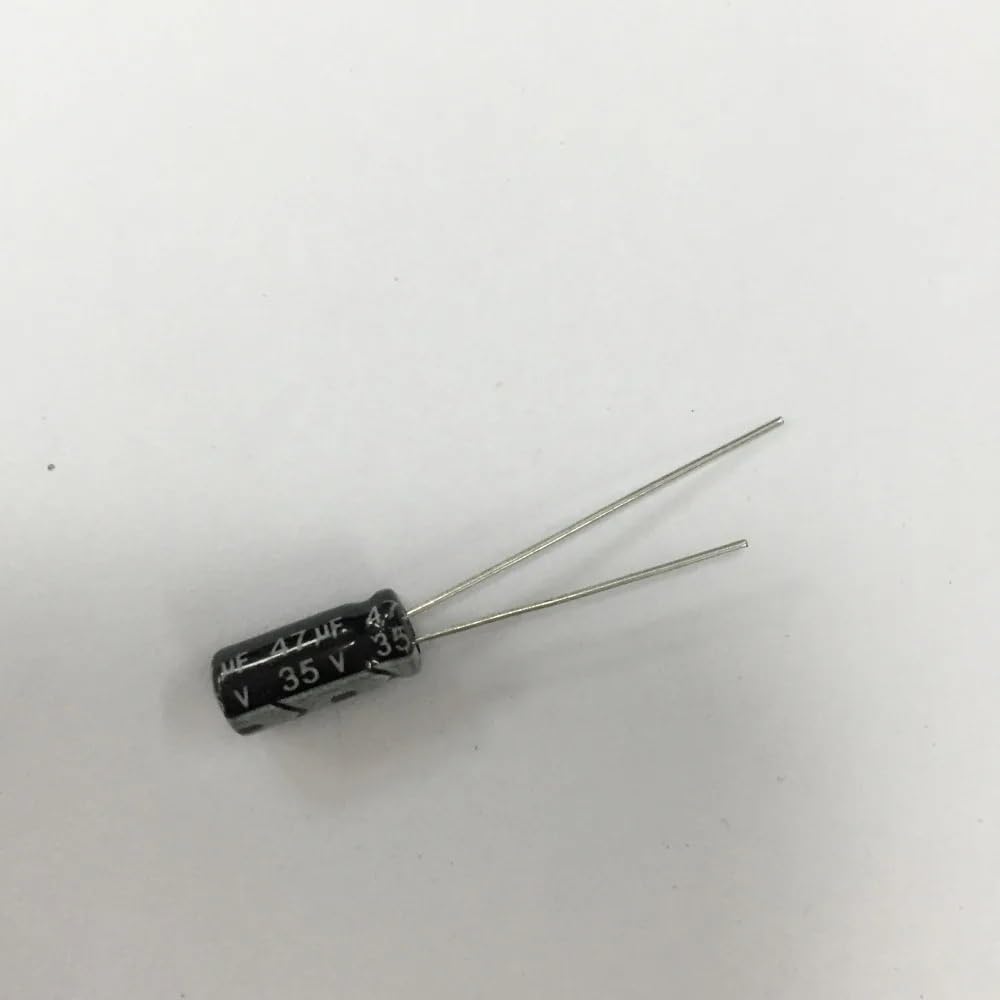 AARTERZZA 1pc 47UF 35V Aluminum electrolytic Capacitor