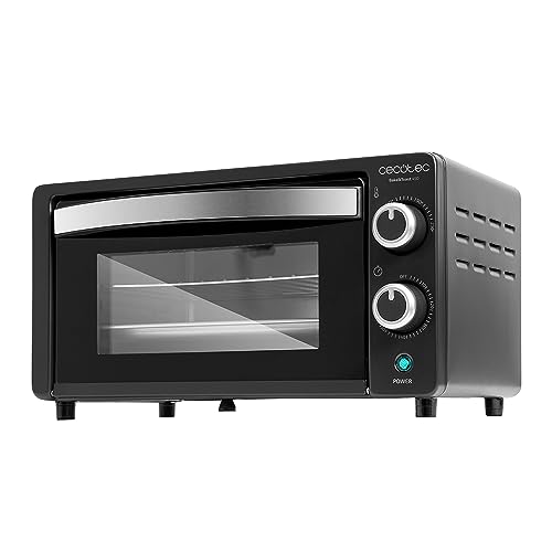 Cecotec Tischofen Bake&Toast 1090 Black, 10 L, 1000 W, 60-Minuten-Timer, Temperaturregelung bis zu 230ºC, Backblech, Grillrost und Zange mit Griff – Bild 3