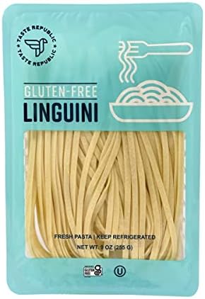 Gluten-Free Pasta, Linguini, Fresh Brown Rice Noodles Cook in Just 3 Minutes by Taste Republic, 9oz