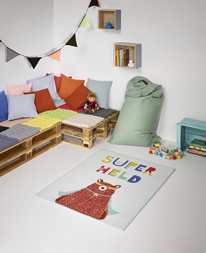 Associated Weavers - Tapis enfant Superhero Bear