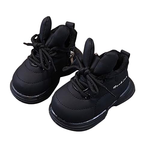 IWIHMIV Girls Tennis Shoes Kids Running Athletic Walking Sneakers Winter Short Boots Warm Cotton Shoes Kids Slip On Shoes2