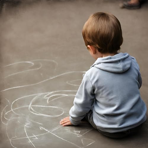 PARENCE.- Set mit 12 farbigen Kreiden/Tafelzeichnung/Weiß, Rot, Blau, Grün, Orange, Gelb (x2) - 8cm