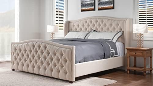 Jennifer Taylor Home Marcella beds, King, Sky Neutral