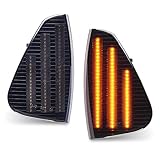 Gempro LED Front Side Marker Lights Assembly for Dodge Charger 2006 2007 2008 2009 2010 Corner Signa