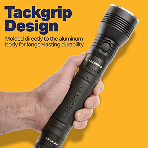 Luxpro Ultra Bright 1200 Lumen Cree Led Flashlight With Tackgrip Lp1312R #TOP4