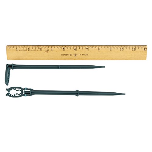 Holiday Joy Universal Light Lawn Stakes for Holiday String Lights on Yards, Driveways & Pathways - 8.5 inch Tall - New and Improved Model (100 Pack)