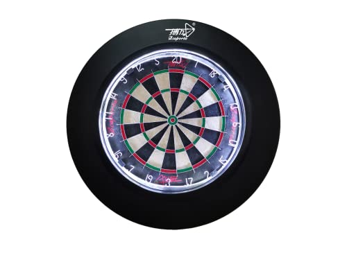 Bcsports Dartboard Surround mit Light Darts Board Surround (Rot) – Bild 4