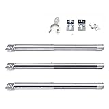 GFTIME 31CM bis 44CM Universal Brenner Ersatz für Landmann, Outback, Broil King, Tepro, Enders, Campingaz und die meisten Gasgrills, Edelstahl Rohrbrenner Ersatzteile