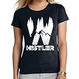 the Fan Tee Camiseta de Adulto de Mujer Hobby Senderismo Inspiración para Amantes de la Montaña, la Libertad, Excursionismo, Aventura, Naturaleza y Caminatas 001 L