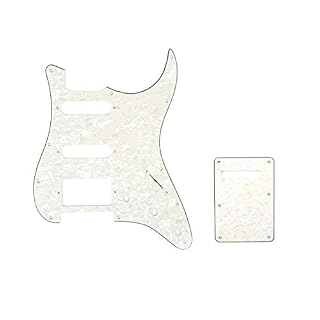 Musiclily Set de 11 trous HSS Pickguard et Plaque Arrière pour Guitare électrique style moderne, Fender (US/Mexique Made… - Les Beatles, Paul McCartney, John Lennon, RIngo Starr, George Harrison