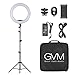 Produktbild GVM LED ringleuchte mit stativ, 48cm LED Ringlicht für handy, Dimmbar 3200-5600K Fotografie LED Ring Lampe für Titok Vlog YouTube Porträt, Vlog, Selfie ringlicht LED Video Fotografie Beleuchtung