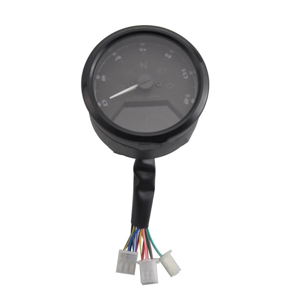 Cuadro de instrumentos de moto Medidor de motocicleta con soporte tacómetro medidor combustible indicadores tablero odómetro indicador Digital 2 o 4 cilindros(With bracket)