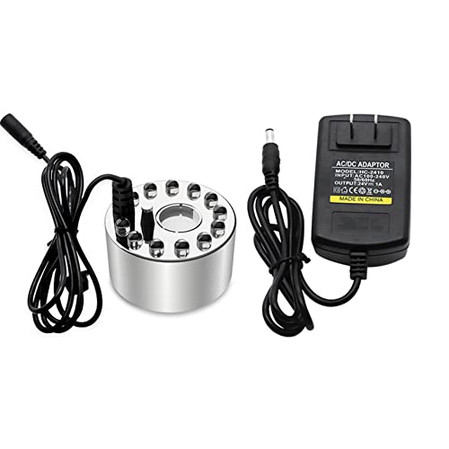 IINCOOY 45mm DC 24V 超音波加湿器 ミストメーカー 霧 噴水 池 アトマイザー ヘッド 空気加湿器 盆栽造園花瓶用(カラー: ノーマルパワー)