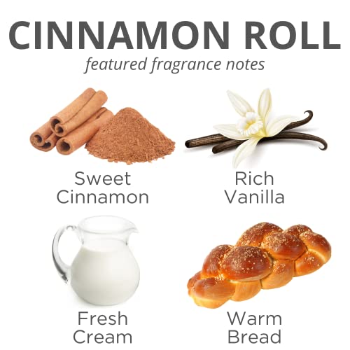Stillwater Bath And Body Cinnamon Roll Scented Candle For Home | Non Toxic Long Lasting Soy Candles | Delicious Scent | One Pint Mason Jar | Hand Made In The Usa #TOP1
