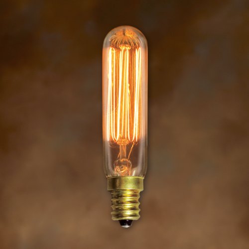 Bulbrite Incandescent T6 Candelabra Screw Base (E12) Light Bulb, 1 Count (Pack Of 1), Antique #TOP2