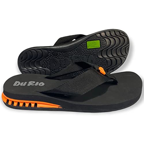 Chinelo Masculino Com Salto DuRio Air Para Esporão Fascite Plantar Ortopédico Vegano Original (Laran