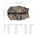 Hundemantel Winterjacke Regenmantel Hund Hundebekleidung Hundejacke Warm Wintermantel gepolstert - Größe (Camouflage)