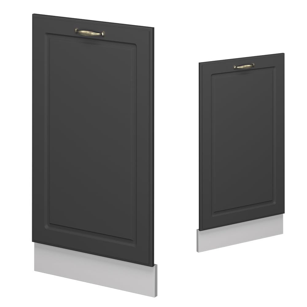 Vicco Panel przedni zmywarki "Fame-Line", Antracytowo-złoty, 45 cm | BP Marmur, à combiner avec d'autres modules de la série Fame-Line