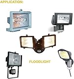 Zunesha Pack of 2 Lighting 120W = 150W Eco Halogen R7s Light Bulbs J78, 78mm, J118 118mm Length Energy Saving Linear Halogen Floodlight Security, 2250 Lumen (J78 (78mm)) - Image 9